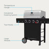 Pictures of Charbroil Performance Series™ 4 Burner Cart Gas Grill with Sear Burner in Black Stainless 6SD139 - 463286225 - Scratch & Dent (Minor) - Neu Appliance Outlet - Discount Appliance Outlet in Austin, Tx