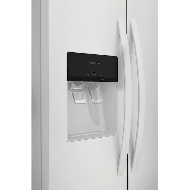 Frigidaire 22 Cu. Ft. 33" Standard-Depth Side-by-Side Refrigerator in White 22132SD138 - FRSS2323AW - Scratch & Dent (Minor)