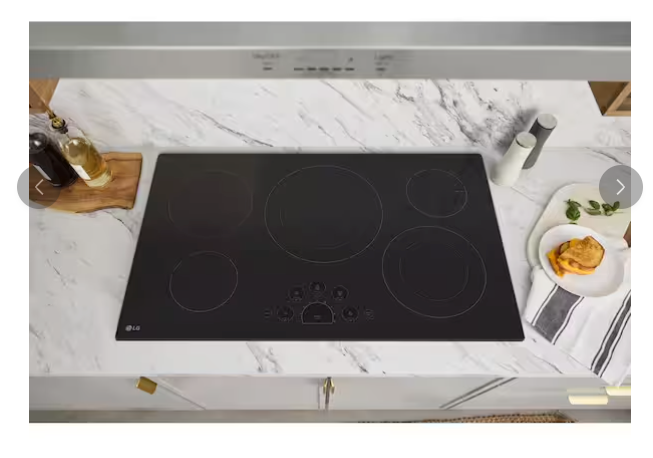 Pictures of LG 36 Inch Radiant Cooktop, 5 Burner, Black, ENERGY STAR 21SD032 - LCE3610SBE - Open Box - Neu Appliance Outlet - Discount Appliance Outlet in Austin, Tx