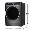 Electrolux Titanium Front Load 600 Series 4.5 Cu. Ft. Washer with Smartboost ELFW7637AT - Scratch & Dent (Minor) and Electrolux 8 cu. ft. vented Front Load Stackable 600 Series Electric Dryer in Titanium with LuxCare Dry 16245 - ELFE7637AT - Open Box