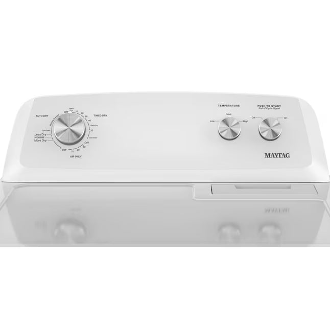Maytag 7-cu ft Vented Gas Dryer in White 22231SD296 - MGD4005SW - Scratch & Dent (Minor)