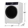 ENERGY STAR Electrolux 8.0 cu. ft. Front Load Electric Dryer with Perfect Steam  7SD511 - ELFE7637AW - Open Box