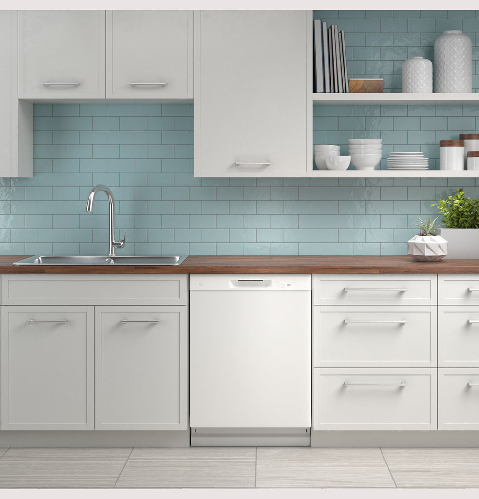 Pictures of GE® ENERGY STAR® Dishwasher with Front Controls in White 25CR192 - GDF460PGTWW - Open Box - Neu Appliance Outlet - Discount Appliance Outlet in Austin, Tx