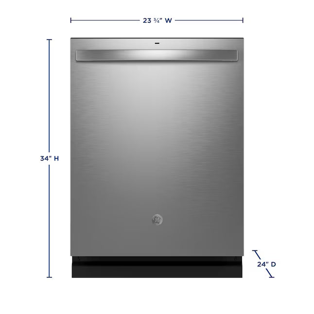 GE® Fingerprint Resistant Stainless Steel ENERGY STAR® Top Control with Stainless Steel Interior Dishwasher with Sanitize Cycle 05121SD88 - GDT670SYVFS  - Scratch & Dent (Minor)