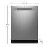 Pictures of GE® ENERGY STAR® Fingerprint Resistant Top Control with Stainless Steel Interior Dishwasher with Sanitize Cycle 6SD123 - GDP670SYVFS - Open Box - Neu Appliance Outlet - Discount Appliance Outlet in Austin, Tx