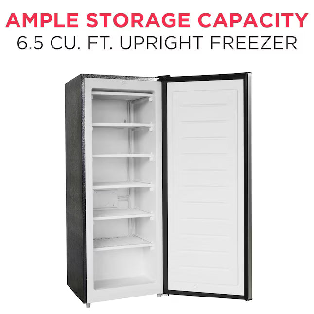Frigidaire 6.5-cu ft Garage Ready Upright Freezer in Stainless Steel EFRF698 - Open Box