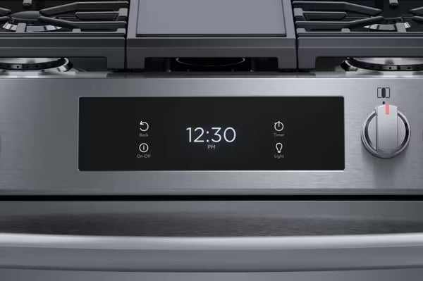 Frigidaire Gallery Black Stainless Steel Gas 30 Inch 6 Cu. Ft. Range with 15+ Ways to Cook 20531SD483 - GCFG3060BD - Scratch and Dent (Minor)