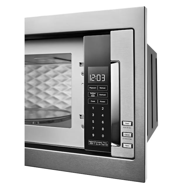 KitchenAid 1.1-cu ft 1000 -Watt 29.75-in Built-In Microwave in Stainless Steel 25133SD482 - KMBT5011KSS - New in Box