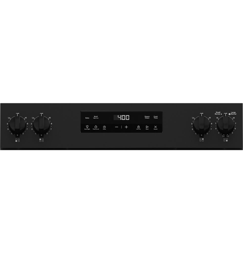Pictures of GE® ENERGY STAR® 30" Free-Standing Electric Range GE9888 - GRF400SVBB - New In Box - Neu Appliance Outlet - Discount Appliance Outlet in Austin, Tx