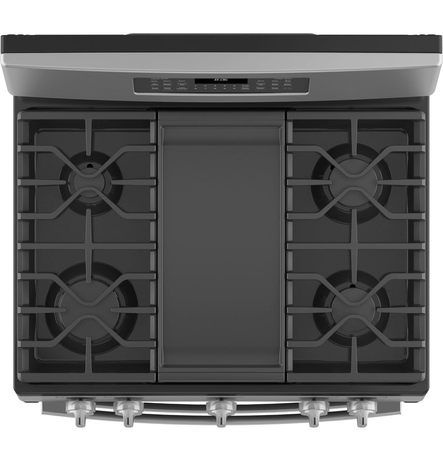 GE Free-Standing Gas Double Oven Convection Range 5SD88 - JGBS86SPSS - Scratch & Dent (Minor)