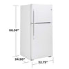 Pictures of GE® 21.9 Cu. Ft. Garage Ready Top-Freezer Refrigerator in White GE9908 - GTS22KGNRWW - New In Box - Neu Appliance Outlet - Discount Appliance Outlet in Austin, Tx