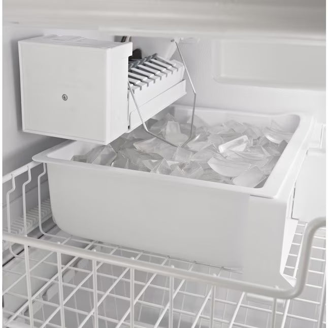 Maytag 25.2-cu ft French Door Refrigerator with Ice Maker in Fingerprint Resistant Stainless Steel MFF2558FEZ - Scratch & Dent (Moderate)