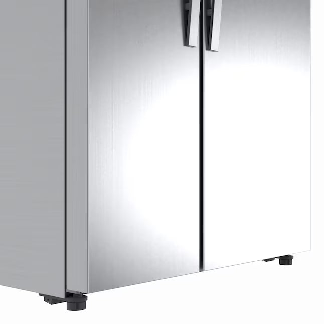 Kenmore 20-cu ft Counter-Depth Side-by-Side Refrigerator with Ice Maker,Water and Ice Dispenser ENERGY STAR Certified 22137396 - 897.51805320 - Scratch & Dent (Minor)