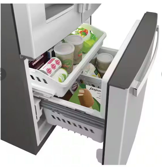 GE® ENERGY STAR® 23.6 Cu. Ft. French-Door Refrigerator 25SD032 - GFE24JYKFS - Scratch & Dent (Minor)