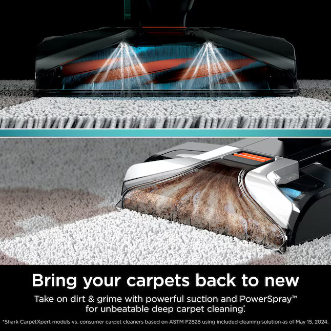 Shark CarpetXpert with Stainstriker Made for Pet Hair Carpet Cleaner with Rotating Brush 25SA229 - EX201 - Open Box