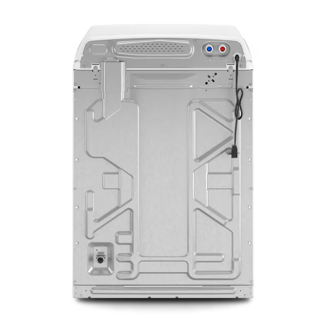 Whirlpool White Top Load 4.6 Cu. Ft. Washer with Built-In Faucet WTW5010LW - Scratch & Dent (Minor) and Whirlpool White Electric 7.0 Cu. Ft. Dryer with Moisture Sensing 16201 - WED5010LW - Scratch and Dent (Minor)