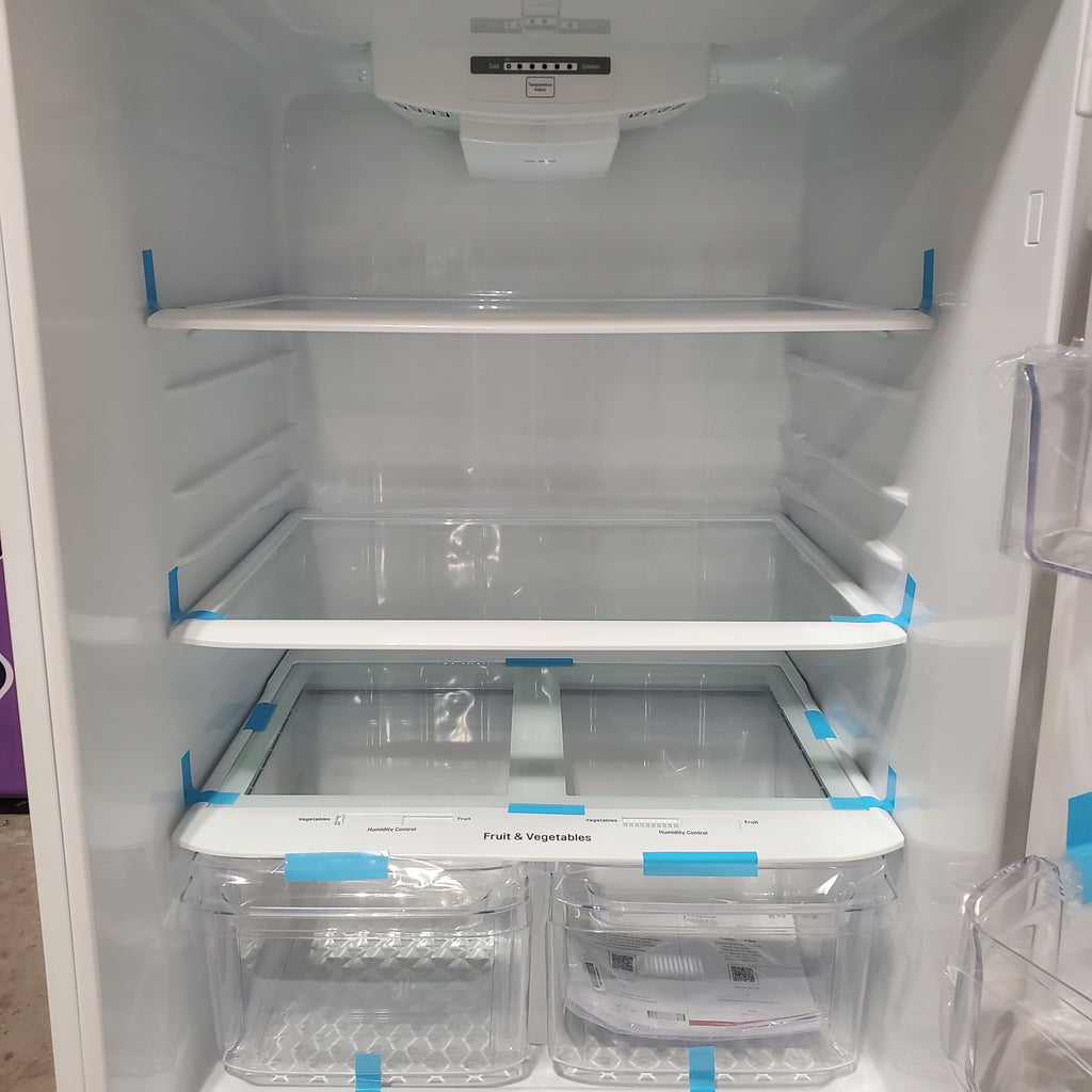 LG White 30 Inch Wide Top Freezer 20 Cu. Ft. Refrigerator with Electronic Temperature Controls and LoDecibel Quiet Operation 5SD273 - LTCS20020W - Scratch & Dent (Minor)