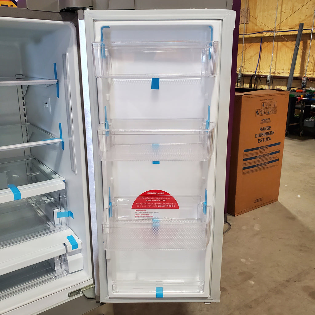 Frigidaire 27.8 cu. ft. 3 Door French Door Refrigerator with Exterior Water and Ice Dispenser 3SD436 - FRFS2823AS - Scratch & Dent (Minor)