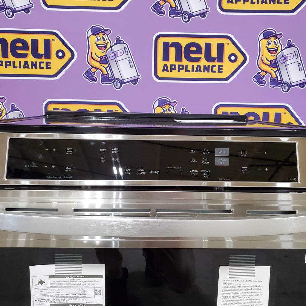 LG 6.3 cu. ft. Smart Induction Slide-in Range with Convection and Air Fry 3SD909 - LSIL6332FE - Open Box