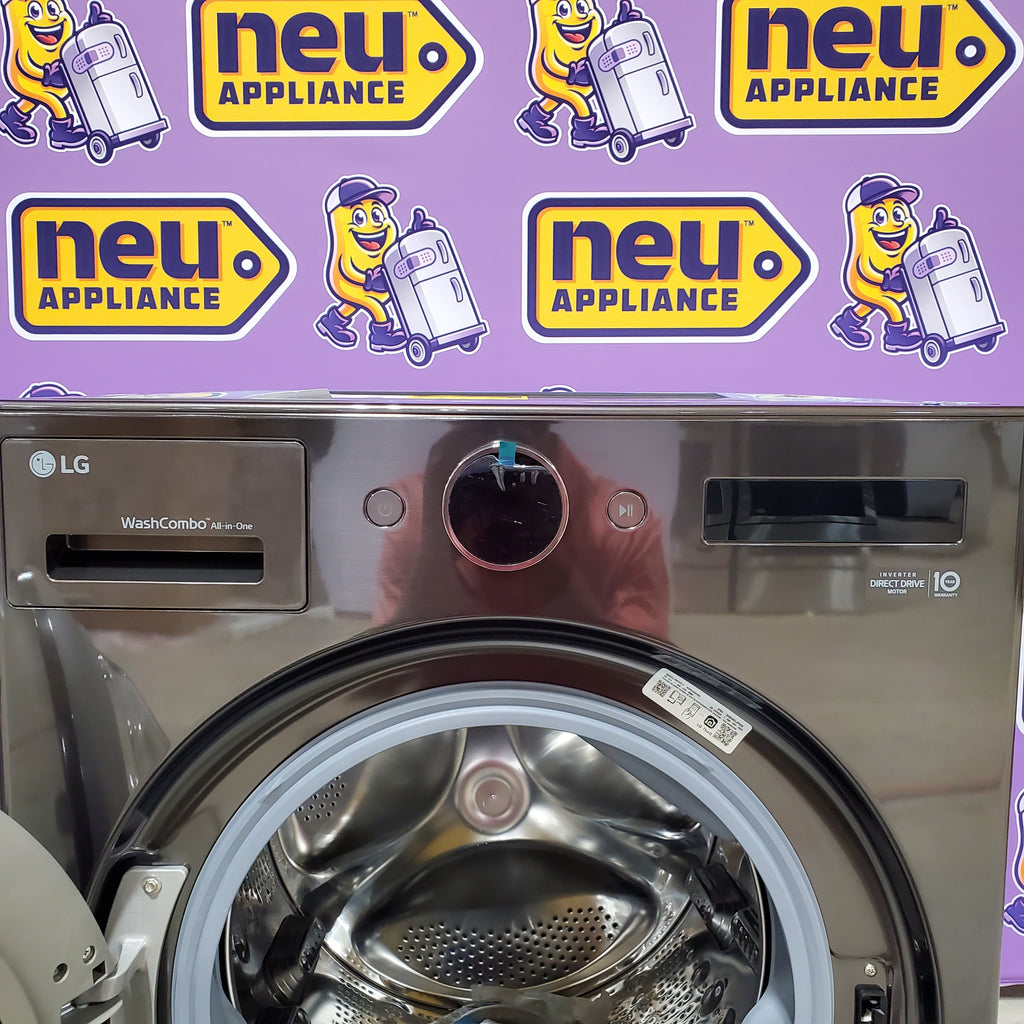 LG Ventless Washer/Dryer Combo LG WashCombo™ All-in-One 5.0 cu. ft. Mega Capacity with Inverter HeatPump™ Technology and Direct Drive Motor 3SD914 - WM6998HBA - Open Box