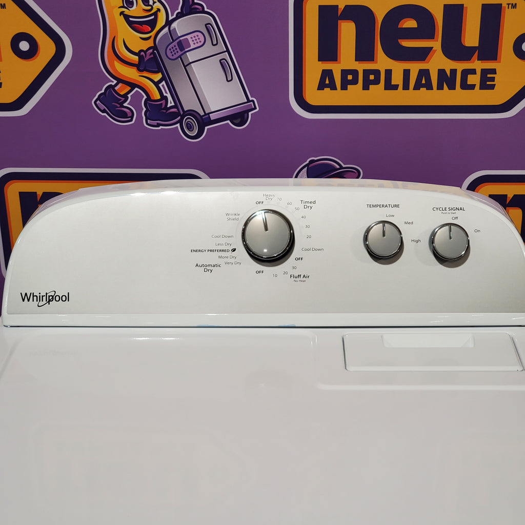 Pictures of Whirlpool White Electric Extra Large 7.0 Cu. Ft. Dryer with Wrinkle Shield 6SD61 - WED4815EW - Open Box - Neu Appliance Outlet - Discount Appliance Outlet in Austin, Tx