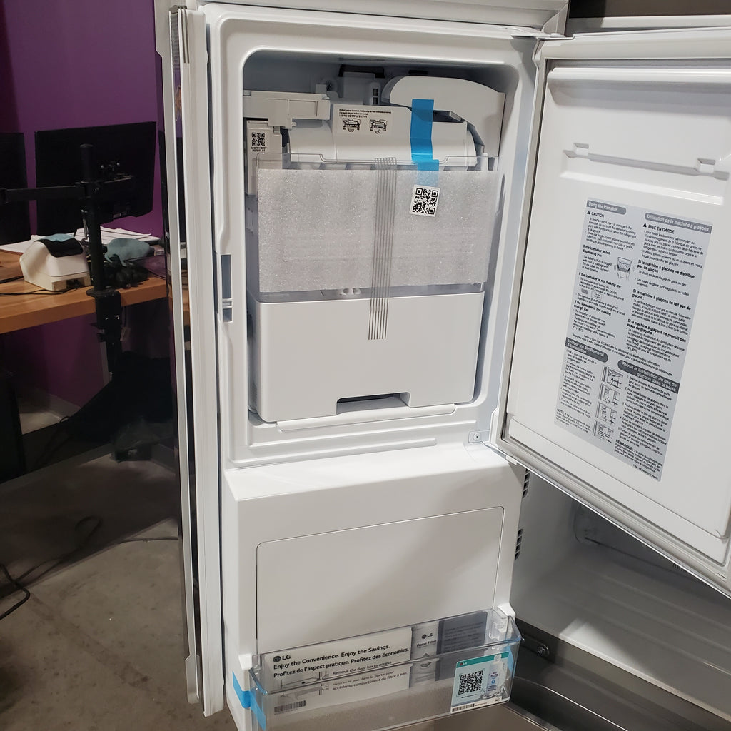 LG 25 cu. ft. Smart Counter-Depth MAX™ 4-Door French Door Refrigerator with Full-Convert Drawer™ 3SD925 - LF25G8330S - S