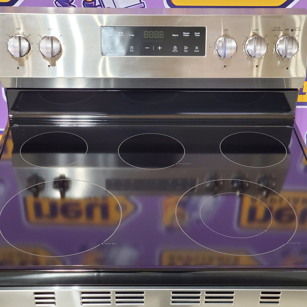 GE® ENERGY STAR® 30" Free-Standing Electric Range with Crisp Mode 25SD045 - GRF500SVSS - Open Box