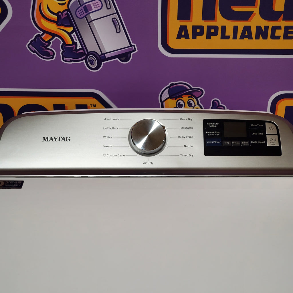 Pictures of Maytag 7.4 Cu. Ft. Top Load Electric Dryer with Extra Power and Advanced Moisture Sensing 22SD011 - MED6205RW - Scratch & Dent (Minor) - Neu Appliance Outlet - Discount Appliance Outlet in Austin, Tx