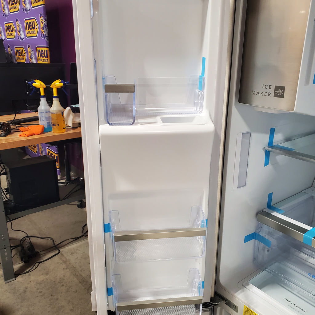 Frigidaire Gallery 22 Cu. Ft. Counter-Depth 4-Door Energy Star Certified Refrigerator in Smudge-Proof Stainless Steel 3SD1003 - GRQC2255BF - Scratch & Dent (Minor)