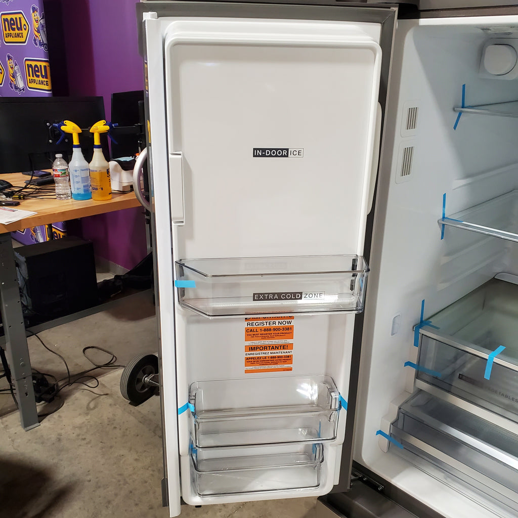 Whirlpool French Door Refrigerator in Fingerprint Resistant Stainless Finish with In-Door Water and Ice Maker - 30 cu. ft. 24SD50 - WRFF3536SZ - Scratch & Dent (Minor)