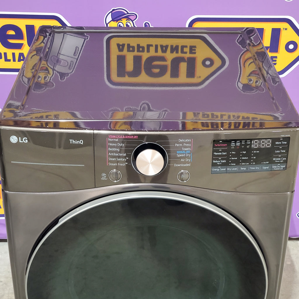 Pictures of LG Front Load 4.5 Cu. Ft. Washer with TurboWash 360 Technology WM4000HBA - Scratch & Dent (Minor) and LG Smart Wi-Fi Enabled Front Load Electric 7.4 Cu. Ft. Dryer with TurboSteam 16097 - DLEX4000B - Scratch & Dent (Minor) - Neu Appliance Outlet - Discount Appliance Outlet in Austin, Tx