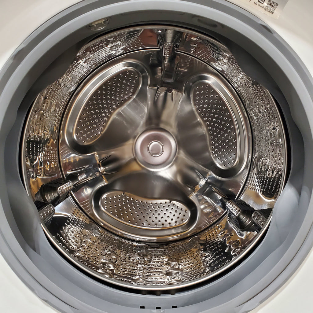 Pictures of LG Front Load Wash Tower with Center Control 4.5 Cu. Ft. Washer and 7.4 Cu. Ft. Dryer 05CR64 - WKE100HWA - Certified Refurbished - Neu Appliance Outlet - Discount Appliance Outlet in Austin, Tx