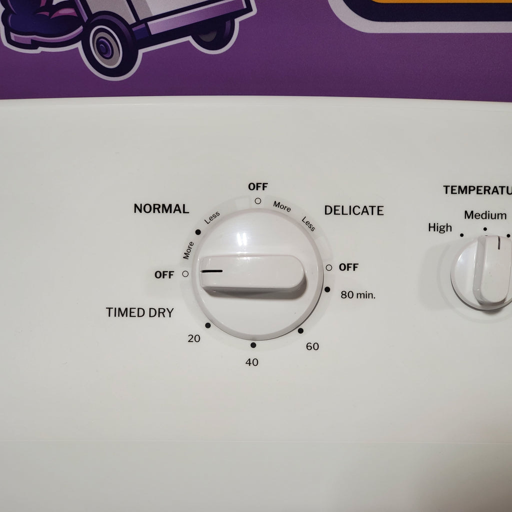 Pictures of Hotpoint® 4.0 cu. ft. Capacity Washer with Cold Plus and Water Level Control HTW265ASWWW - Scratch & Dent (Moderate) and Hotpoint® 6.2 cu. ft. vented Electric Dryer with Auto Dry 16101 - HTX26EASWWW - Scratch & Dent (Minor) - Neu Appliance Outlet - Discount Appliance Outlet in Austin, Tx