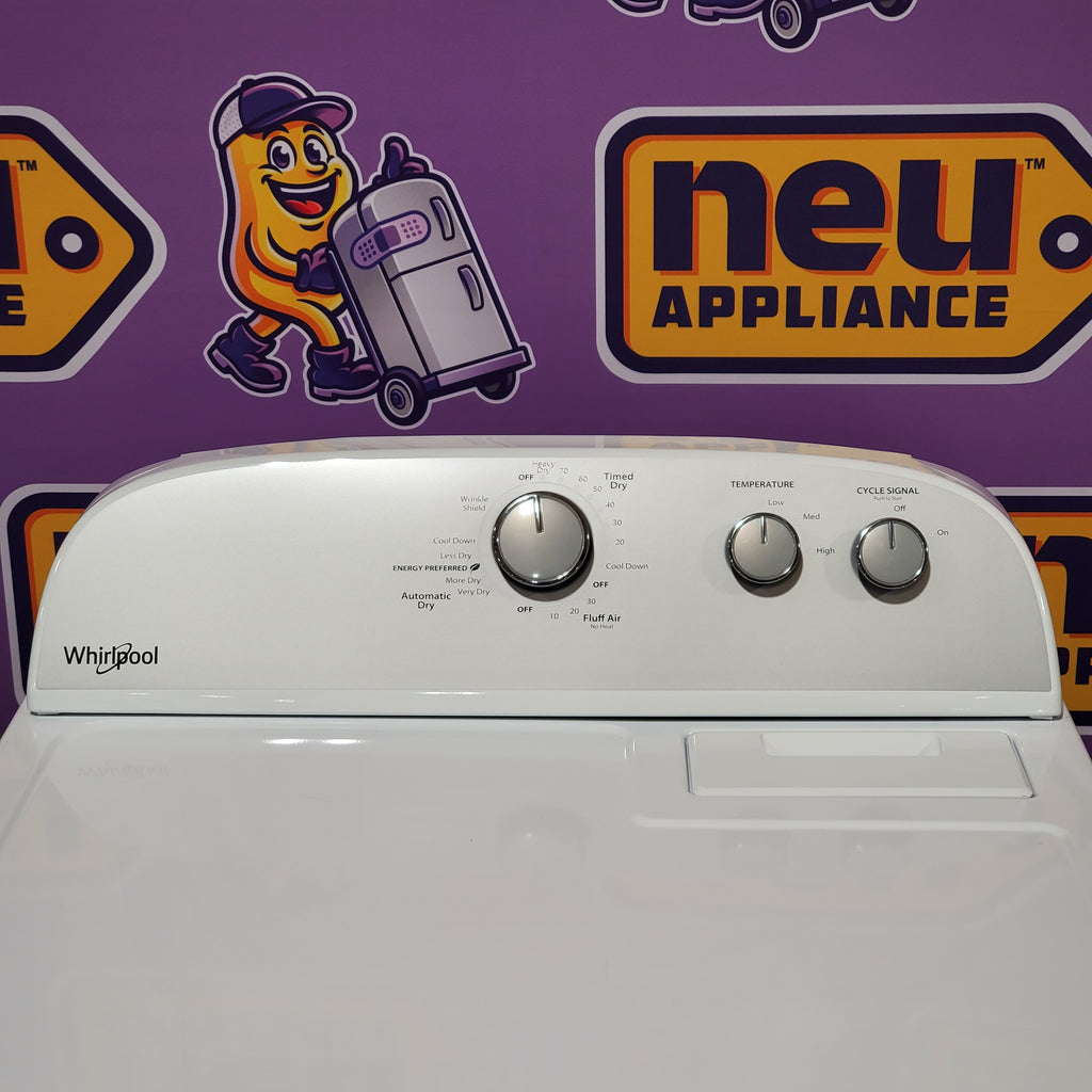 Pictures of Whirlpool White Electric Extra Large 7.0 Cu. Ft. Dryer with Wrinkle Shield 6SD87 - WED4815EW - Open Box - Neu Appliance Outlet - Discount Appliance Outlet in Austin, Tx