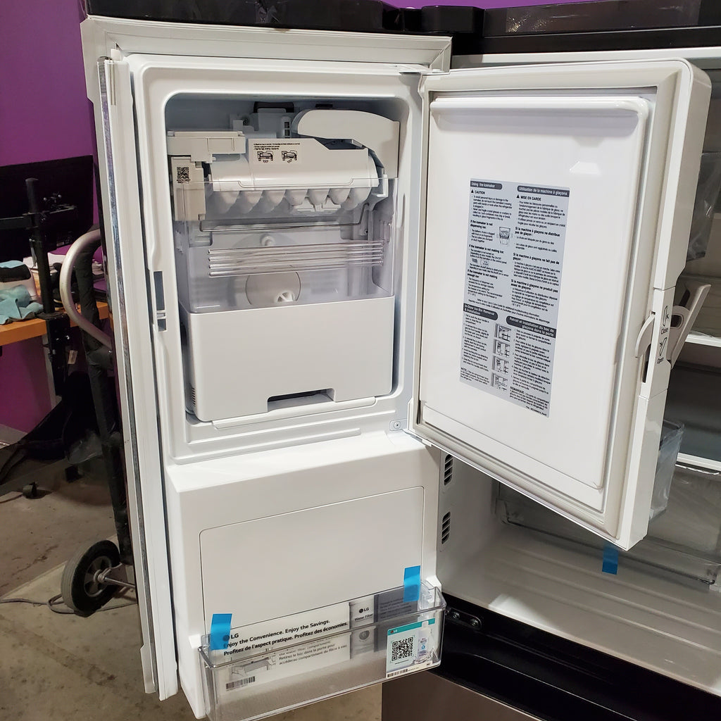 LG 29 cu. ft. Smart Standard-Depth MAX™ 4-Door French Door Refrigerator with Full-Convert Drawer™ 3SD929 - LF29H8330D - Scratch & Dent (Minor)