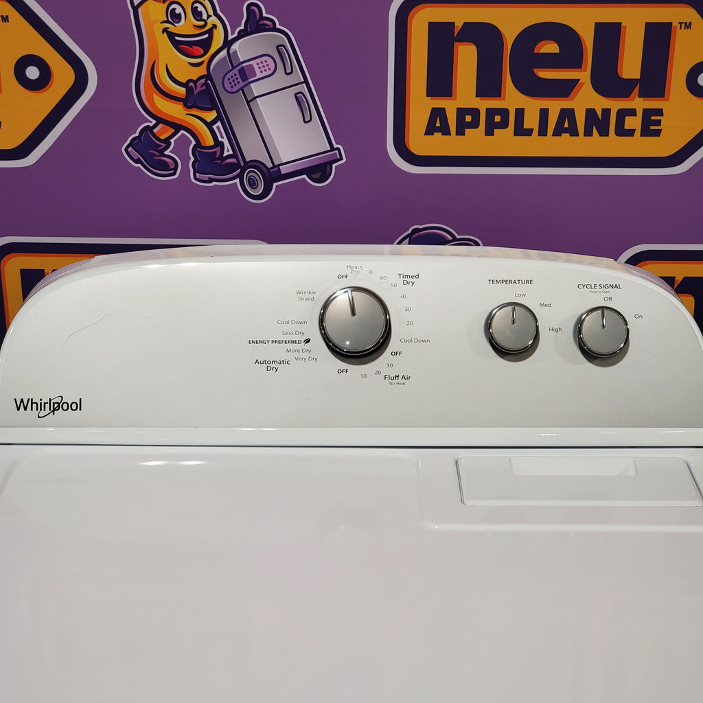 Pictures of Whirlpool Top Load 3.5 Cu. Ft. Washer with Deep Water Wash Option WTW4816FW - Scratch & Dent (Minor) and Whirlpool Vented 7.0 Cu. Ft. Electric Dryer 16130 - WED4815EW - Scratch & Dent (Minor) - Neu Appliance Outlet - Discount Appliance Outlet in Austin, Tx