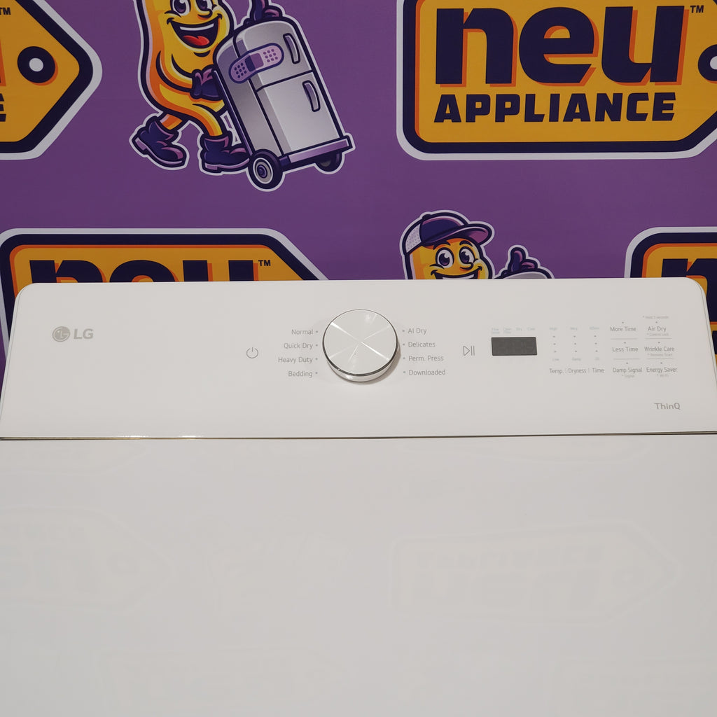 Pictures of LG 7.3 cu. ft. Ultra Large Capacity Rear Control Electric Dryer with AI Sensing and ThinQ® Smart Features 6SD56 - DLE8200W - Open Box - Neu Appliance Outlet - Discount Appliance Outlet in Austin, Tx