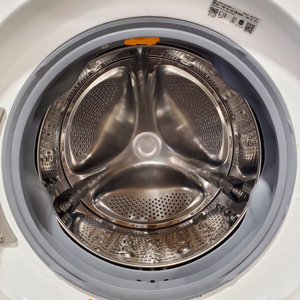 LG Front Load Wash Tower with Center Control 4.5 Cu. Ft. Washer and 7.4 Cu. Ft. Dryer 5SD184 - WKE100HWA - Scratch & Dent (Minor)