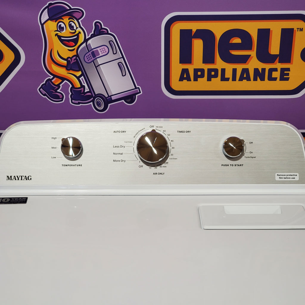 Pictures of Maytag 4.5 cu. ft. Capacity Top Load Washer with Power™ Agitator and Deep Fill MVW4505MW - Open Box and Maytag 7.0 cu. ft. Capacity Top Load Electric Wrinkle Prevent Dryer 16092 - MED4500MW - Open Box - Neu Appliance Outlet - Discount Appliance Outlet in Austin, Tx