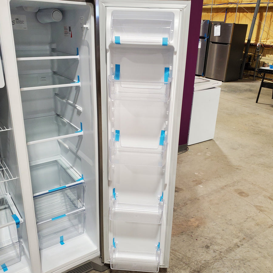 Frigidaire 33" Wide 22.3 cu. ft. ENERGY STAR Side by Side Refrigerator Stainless Steel with Exterior Water and Ice Dispenser 3SD1086 - FRSS2323AS - Scratch & Dent (Minor)