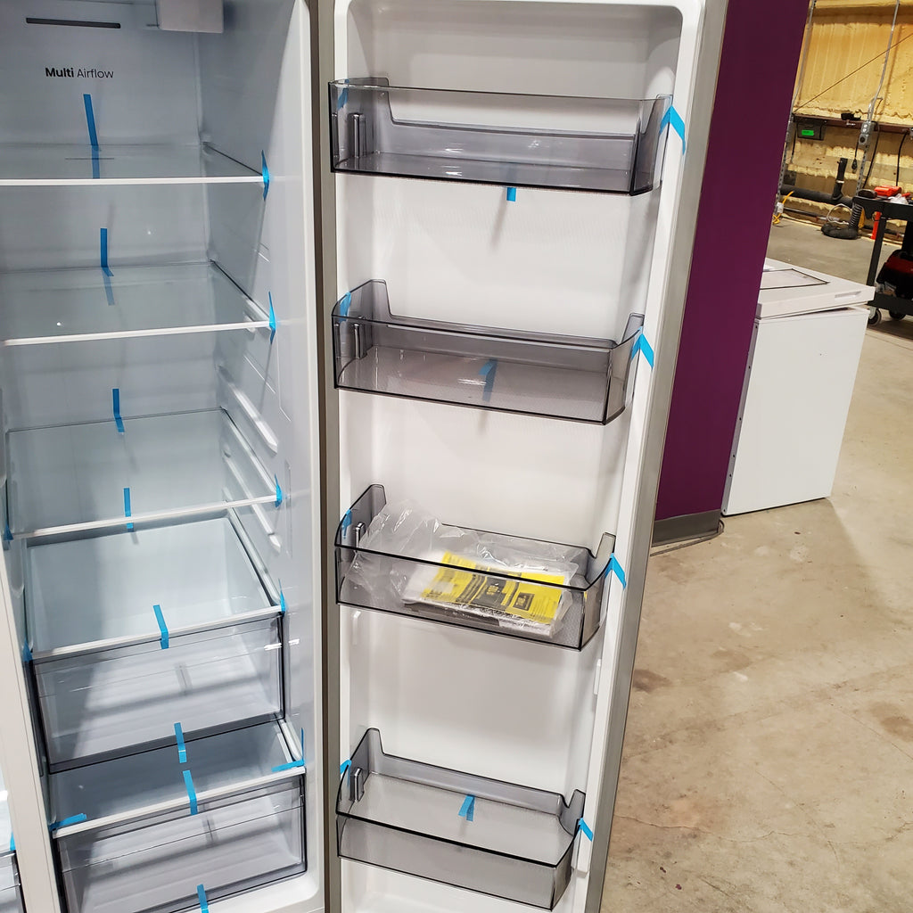 Hisense 29.1 cu. ft. Standard Depth Side by Side Refrigerator Stainless Steel 3SD734 - HRS290P5FSE - Scratch & Dent (Minor)