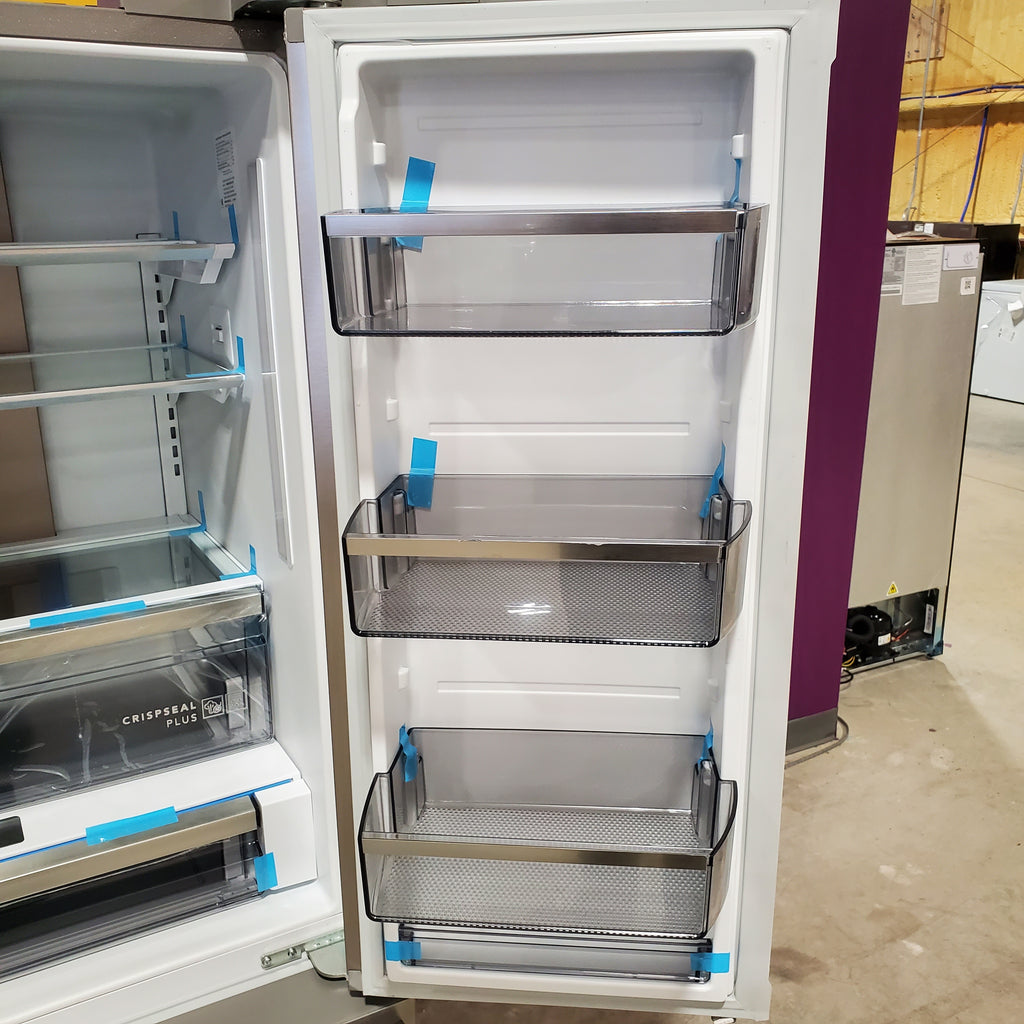 Pictures of Frigidaire Counter-Depth Professional ENERGY STAR 22.6 Cu. Ft. French Door with CrispSeal® Plus Crispers with Auto Humidity 4SD447 - PRFC2383AF - Scratch & Dent (Moderate) - Neu Appliance Outlet - Discount Appliance Outlet in Austin, Tx