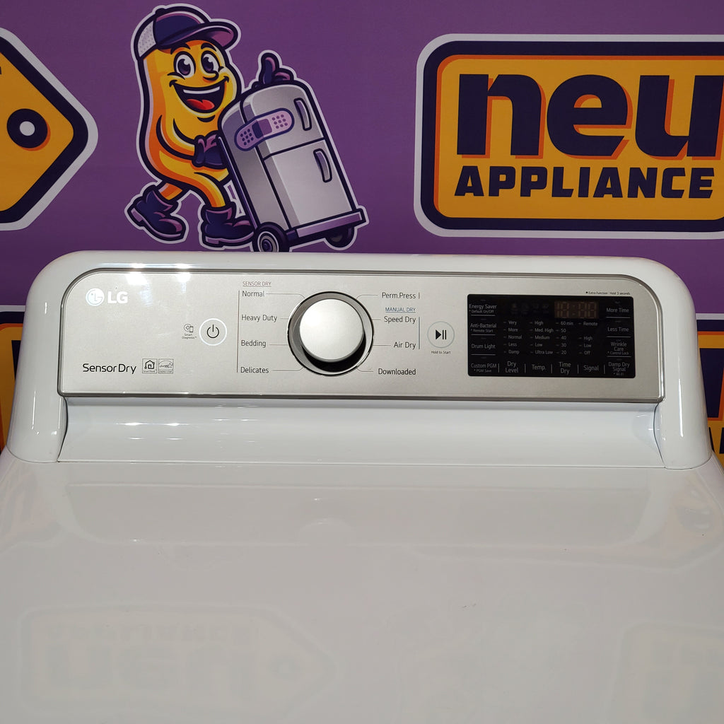 LG 4.5 cu. ft. Ultra Large High Efficiency Top Load Washer w/ WaveForce™ WT4970CW - Certified Refurbished and LG 7.3 cu. ft. Ultra Large Capacity Smart Wi-Fi Enabled Electric Dryer with Sensor Dry Technology 16115 - DLE7300WE - Certified Refurbished