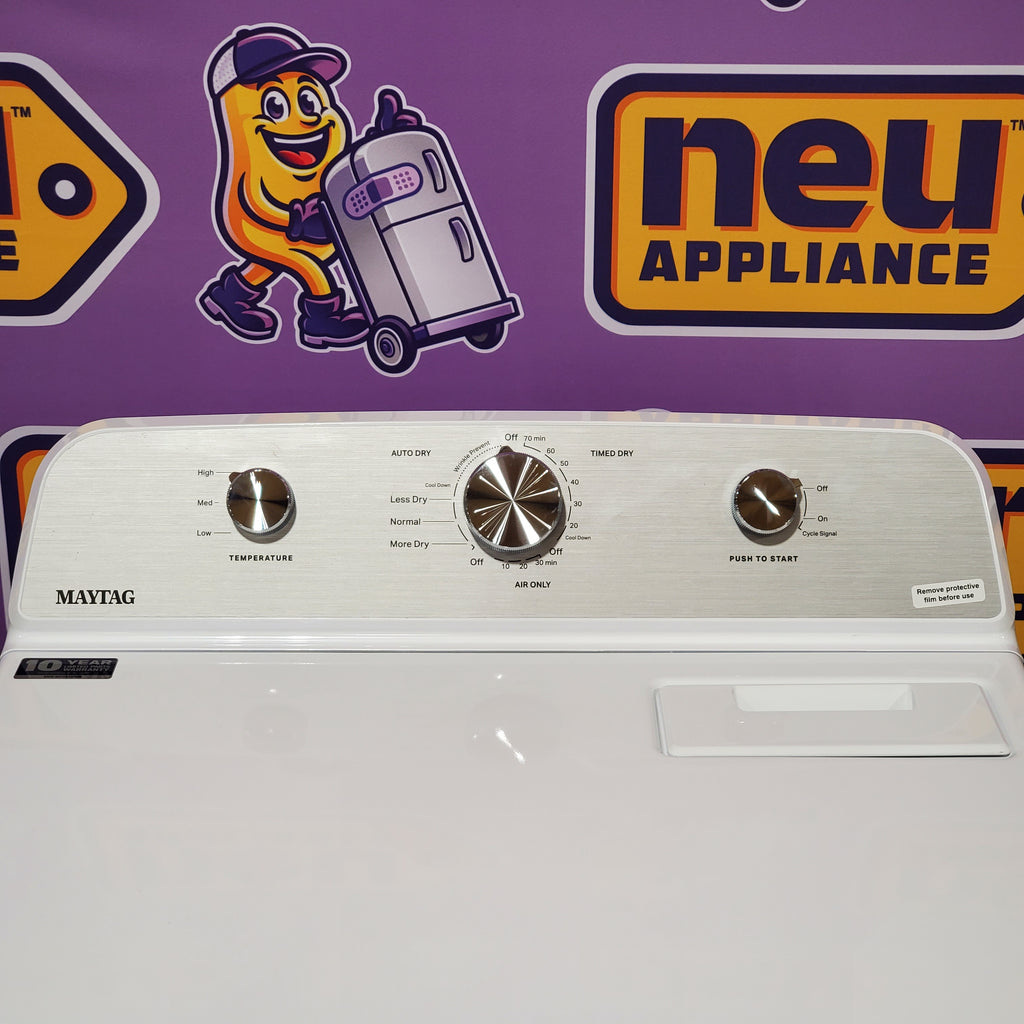 Pictures of Maytag Top Load 4.7 cu. ft. Agitator Washer with Extra Power and Deep Fill Option MVW5435PW - Open Box and MayTag 7.0 cu. ft. Top Load Electric Wrinkle Prevent Dryer 16090 - MED4500MW - Scratch & Dent (Minor) - Neu Appliance Outlet - Discount Appliance Outlet in Austin, Tx