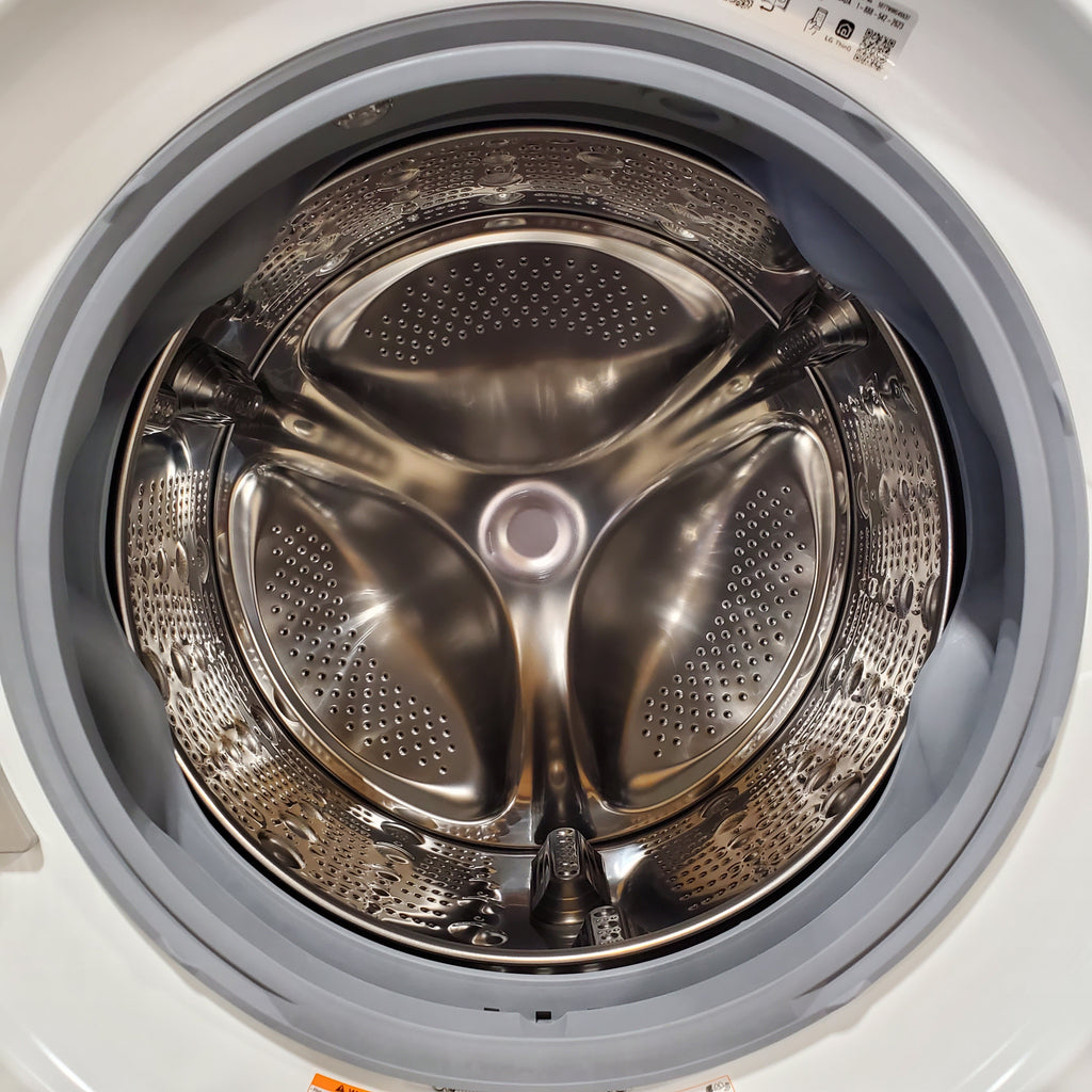 LG Front Load Wash Tower with Center Control 4.5 Cu. Ft. Washer and 7.4 Cu. Ft. Dryer 3SD753 - WKE100HWA - Scratch & Dent (Minor)