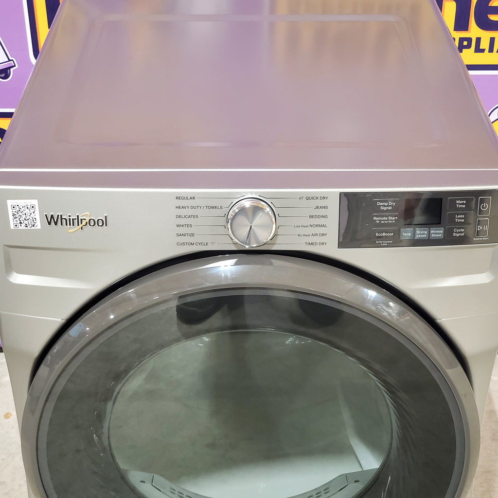 Pictures of Whirlpool White Electric 7.4 Cu. Ft. Energy Star Qualified Dryer with Wrinkle Shield Option 6SD42 - WED5720RR - Open Box - Neu Appliance Outlet - Discount Appliance Outlet in Austin, Tx