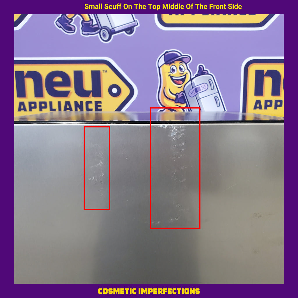 Pictures of Vissani 7.1 cu. ft. Manual Defrost Convertible Upright Freezer in Stainless Steel Look MDUFC7SS4 - Scratch & Dent (Minor) - Neu Appliance Outlet - Discount Appliance Outlet in Austin, Tx