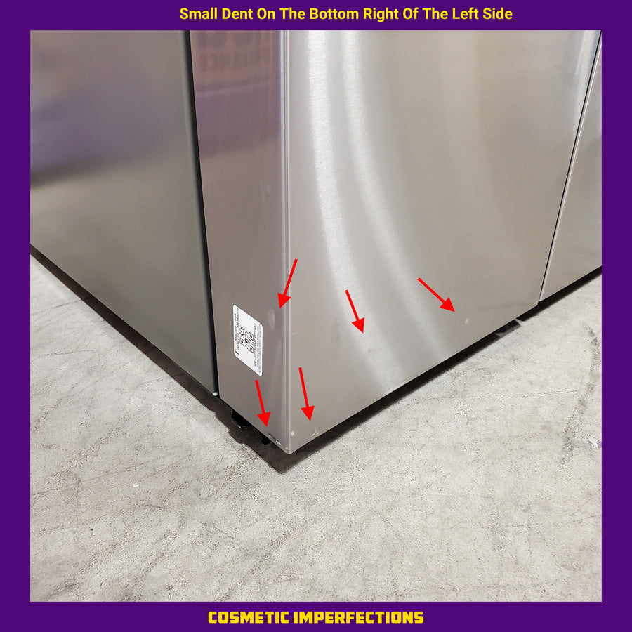 LG 27 cu. ft. Side-By-Side InstaView® Refrigerator in PrintProof Stainless Steel 22131SD99 - LRS0S2706S - Scratch & Dent (Minor)