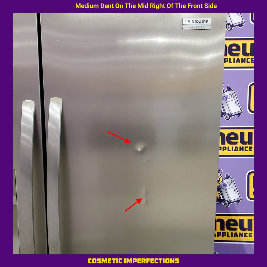 Frigidaire Gallery Smudge Proof Stainless Steel 26 Cu. Ft. Side by Side Refrigerator with Bright LED Lighting 31134SD222 - GRSS2652AF - Scratch & Dent (Moderate)