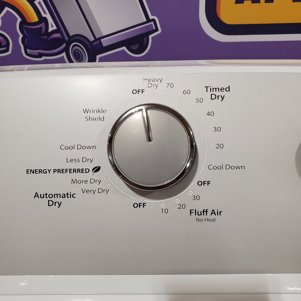 Whirlpool White Electric Extra Large 7.0 Cu. Ft. Dryer with Wrinkle Shield 22221438 - WED4815EW - Scratch & Dent (Moderate)